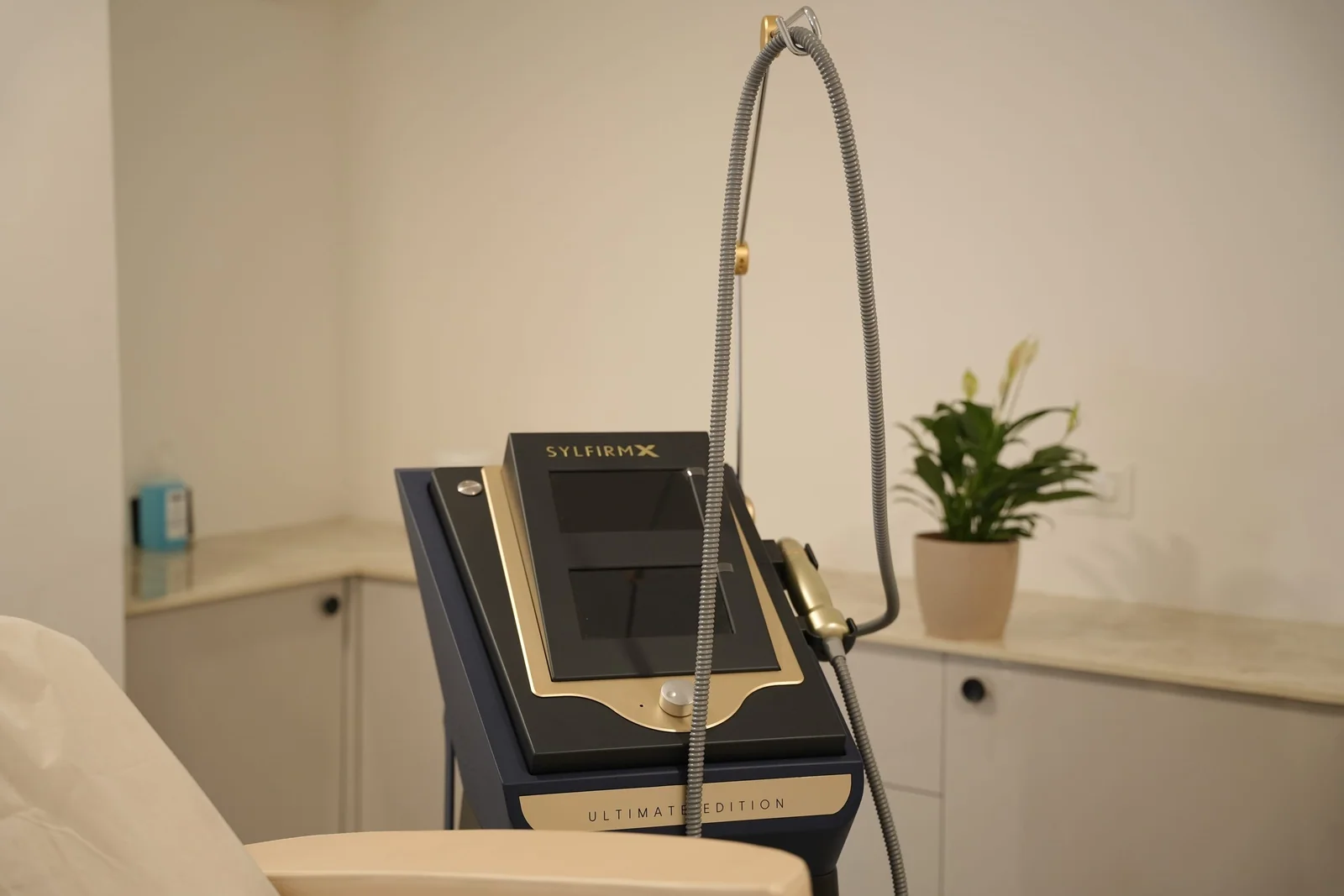 The Sylfirm X Ultimate Edition platform in a treatment room